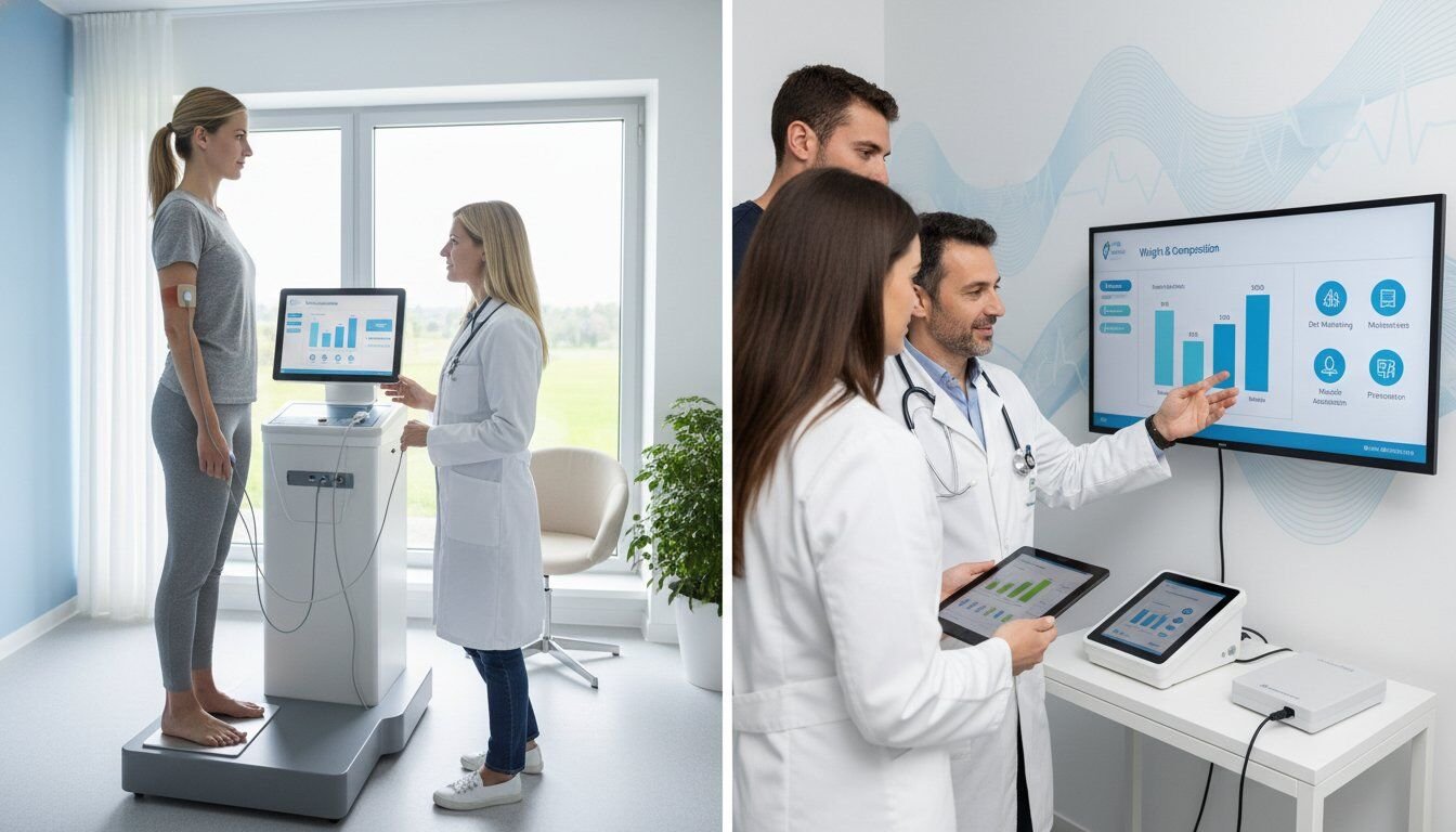 Spesso ci affidiamo esclusivamente alla bilancia, ma il peso corporeo non racconta tutta la storia. Presso il Poliambulatorio BluMedica di Sandrigo, offriamo la bioimpedenziometria (BIA), un esame avanzato che permette di guardare "dentro" il proprio corpo. Questa tecnica non invasiva utilizza una debole corrente elettrica per mappare con precisione la massa magra, la massa grassa e lo stato di idratazione. Sia che tu stia cercando di migliorare la tua salute generale o di prevenire patologie metaboliche, la BIA fornisce dati oggettivi indispensabili. Il servizio è un punto di riferimento non solo per Sandrigo, ma per tutta la provincia di Vicenza, servendo con professionalità pazienti provenienti da Dueville, Thiene, Vicenza, Breganze, Montecchio Precalcino e non solo. Affidarsi a BluMedica significa scegliere tecnologie all’avanguardia e un team di specialisti pronti a interpretare i risultati per costruire un percorso di benessere su misura per te. La tua salute merita precisione.