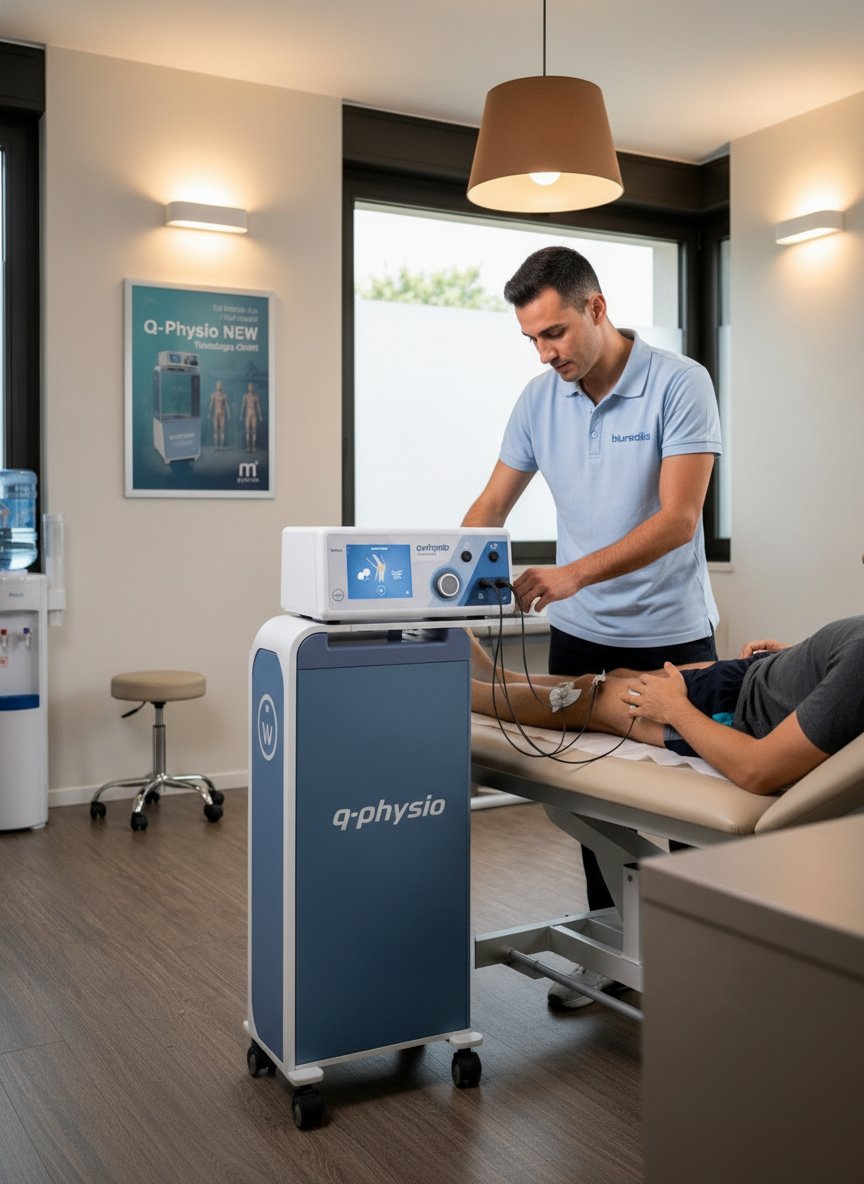 Q-PHYSIO: innovazione nella fisioterapia moderna Q-PHYSIO rappresenta una nuova frontiera nel campo della fisioterapia, della riabilitazione e della medicina sportiva. Questo dispositivo medicale è progettato per supportare il recupero del tessuto lesionato attraverso una tecnologia basata su uno spettro di frequenze multiple che agiscono simultaneamente a livello cellulare. L’obiettivo non è soltanto alleviare il dolore, ma stimolare in modo attivo i processi naturali di rigenerazione dell’organismo. Uno dei principali vantaggi di Q-PHYSIO è la possibilità di intervenire fin dalle prime fasi dopo un trauma, senza generare effetto di ipertermia. Questo consente di trattare il paziente in un momento delicato, quando infiammazione, dolore ed edema sono ancora in fase acuta. L’approccio terapeutico è quindi precoce, mirato e altamente efficace. In questo modo, il percorso riabilitativo viene supportato fin dall’inizio, migliorando la qualità del recupero e riducendo i tempi complessivi di guarigione. Una soluzione avanzata per la fisioterapia contemporanea