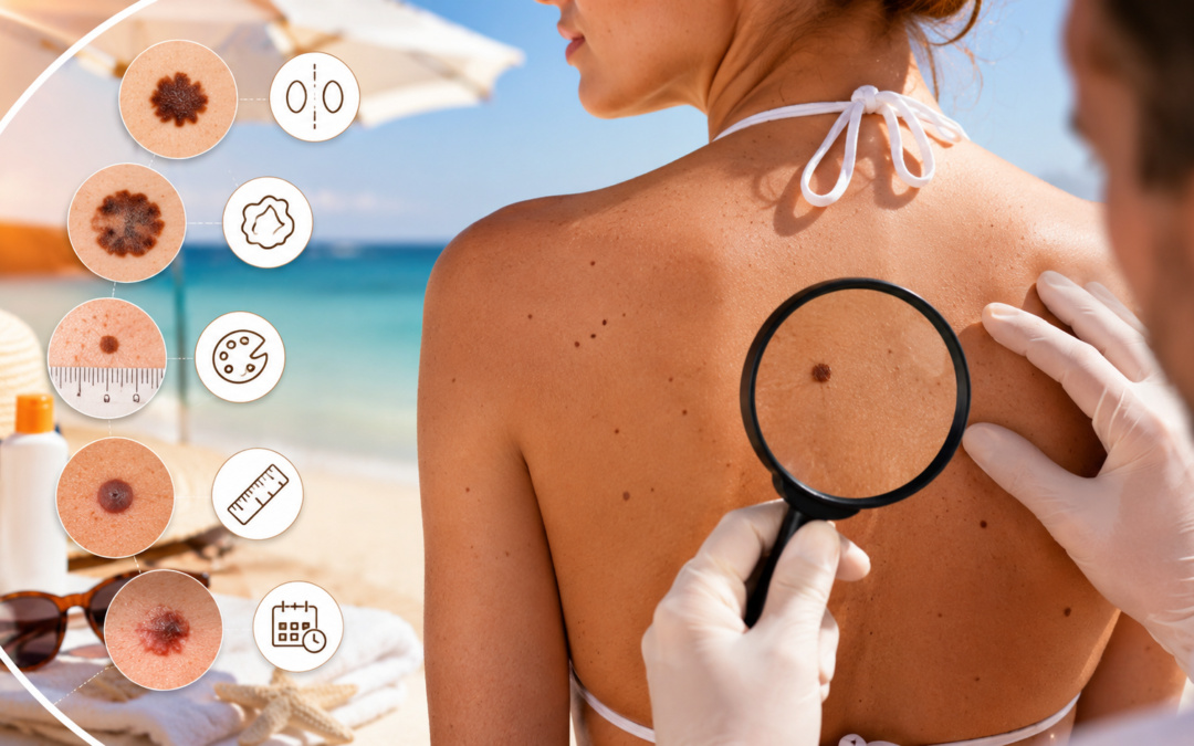 Mappatura dei nei con dermatoscopia digitale per individuare lesioni cutanee sospette